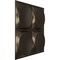 Ekena Millwork 19 5/8in. W x 19 5/8in. H Adonis EnduraWall Decorative 3D Wall Panel Covers 2.67 Sq. Ft. WP20X20ADCDB - alternate 3
